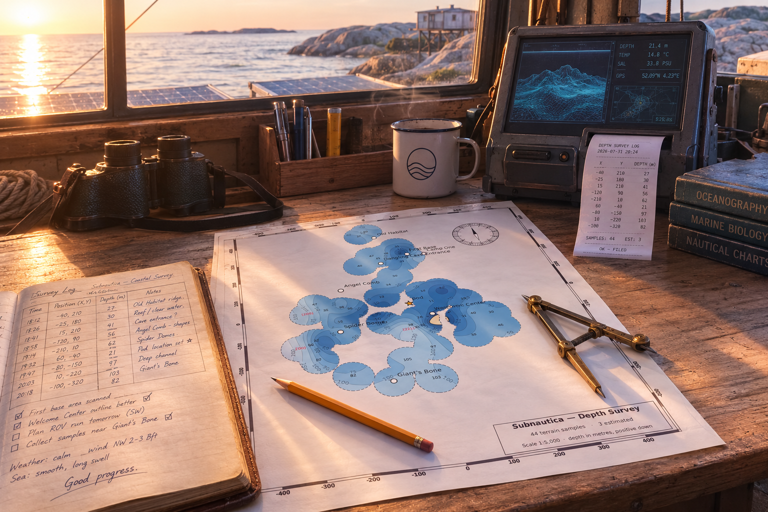 The explorer's workbench